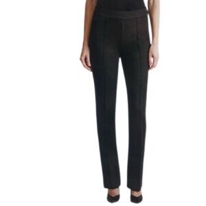 NEW Per Se by Carlisle Nikita-Mel Charcoal Gray Ponte Pull On Pants size 14 NWT